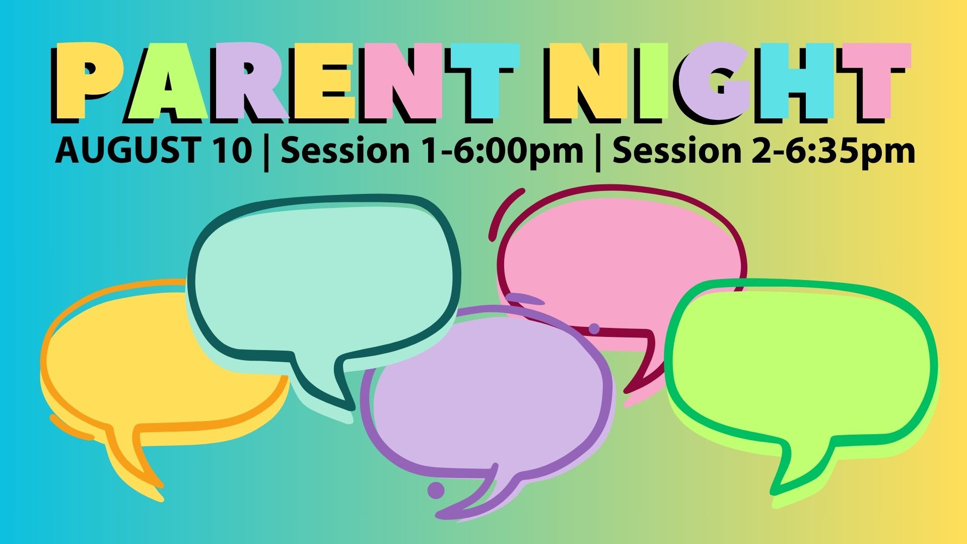 Announcement Slides Preschool